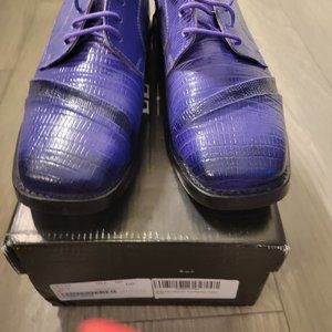 Purple dress shoes